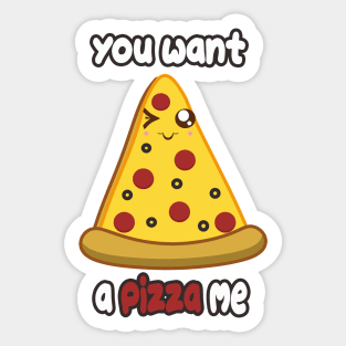 Wanna Pizza Sticker